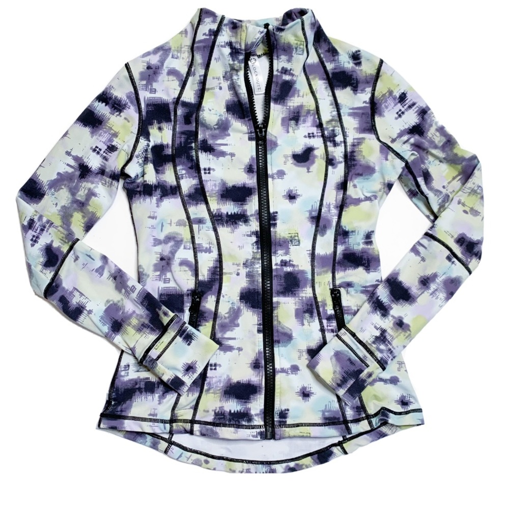 BLOCKOUT Full Zip Print Athleisure Jacket M